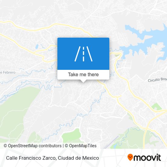 Calle Francisco Zarco map