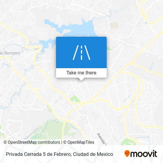 Privada Cerrada 5 de Febrero map