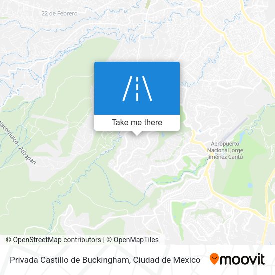 Privada Castillo de Buckingham map