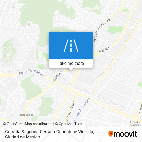 Cerrada Segunda Cerrada Guadalupe Victoria map
