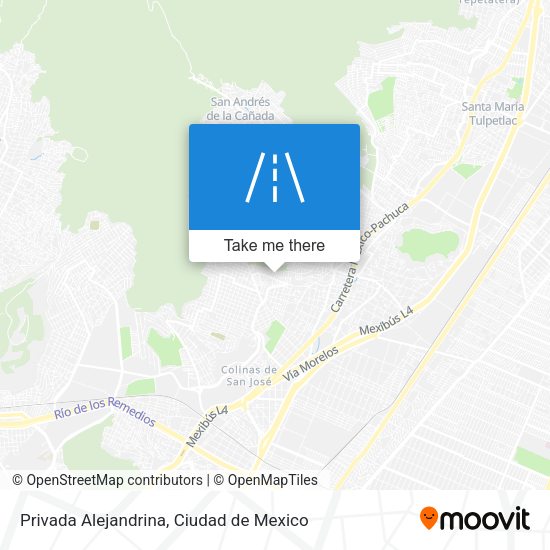 Privada Alejandrina map