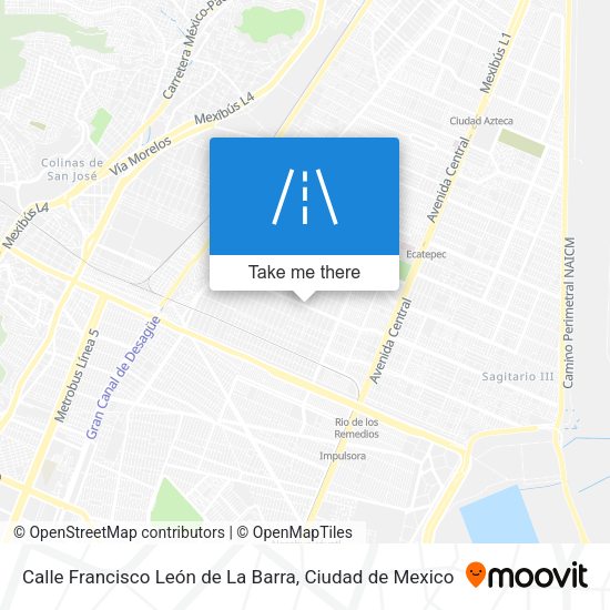 Calle Francisco León de La Barra map