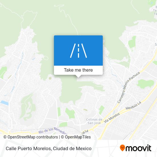 Calle Puerto Morelos map
