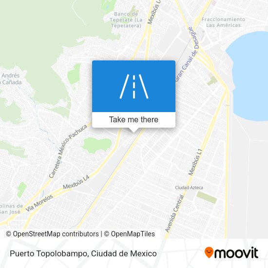 Puerto Topolobampo map