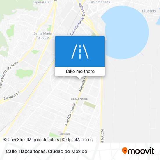 Mapa de Calle Tlaxcaltecas