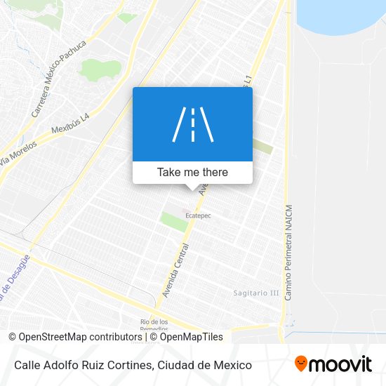 Calle Adolfo Ruiz Cortines map