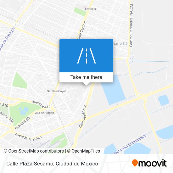 Mapa de Calle Plaza Sésamo