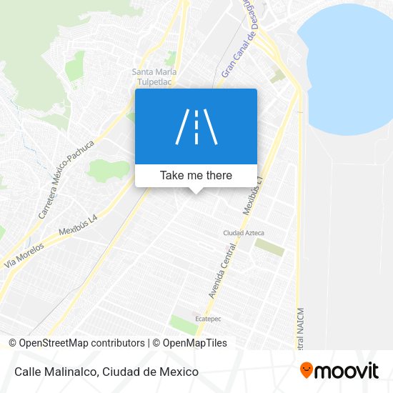 Mapa de Calle Malinalco