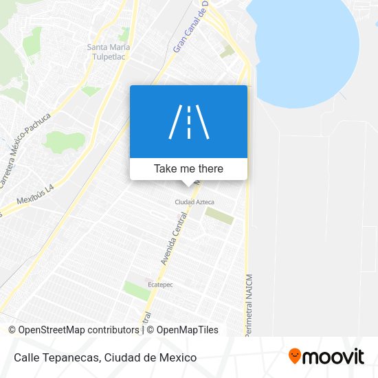 Mapa de Calle Tepanecas