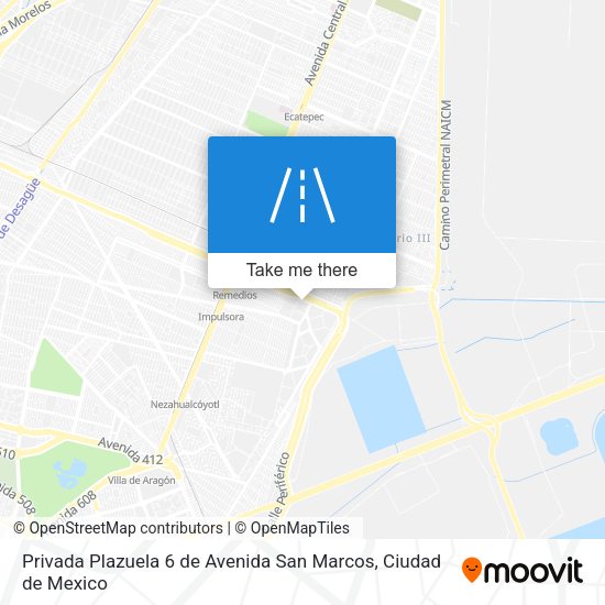 Mapa de Privada Plazuela 6 de Avenida San Marcos
