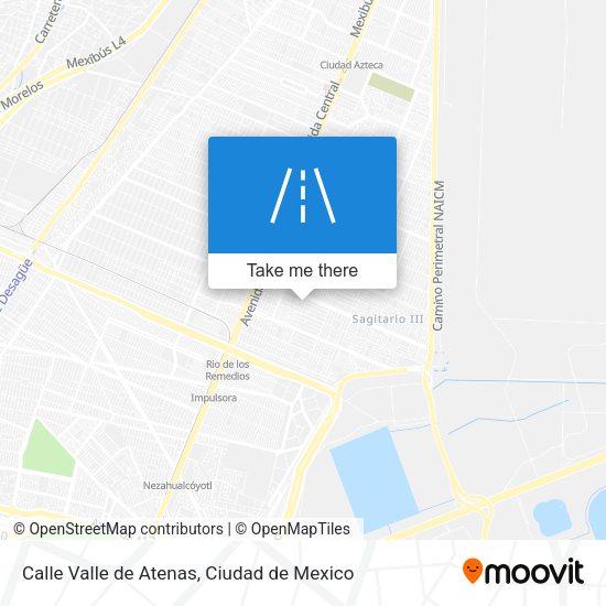 Calle Valle de Atenas map