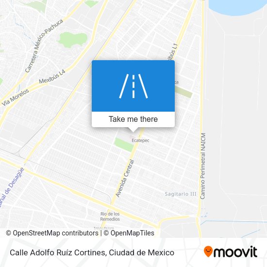 Calle Adolfo Ruíz Cortines map
