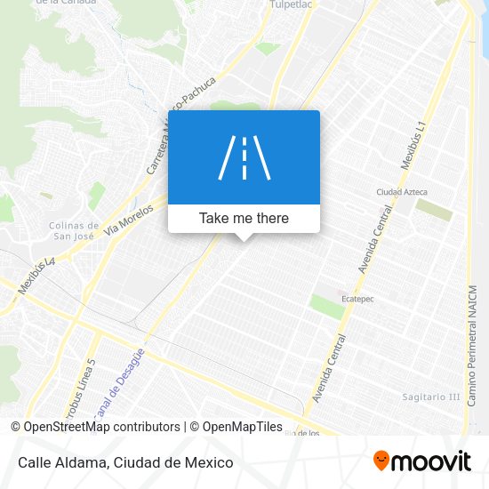 Mapa de Calle Aldama