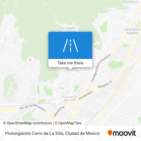 Prolongación Cerro de La Silla map
