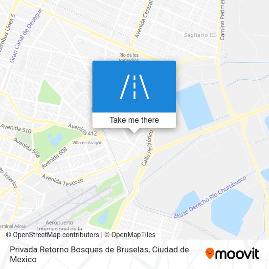 Privada Retorno Bosques de Bruselas map