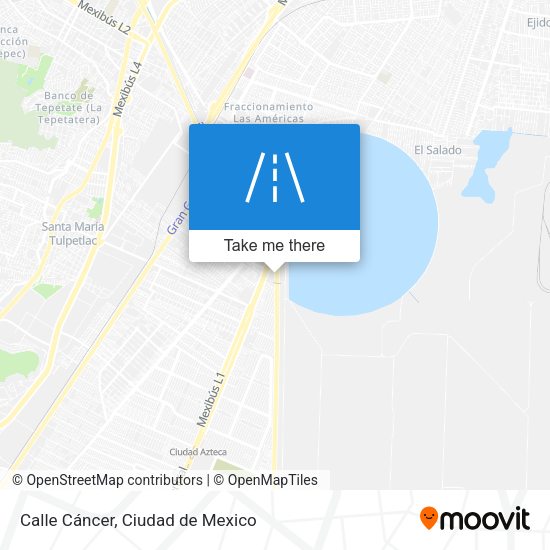 Calle Cáncer map