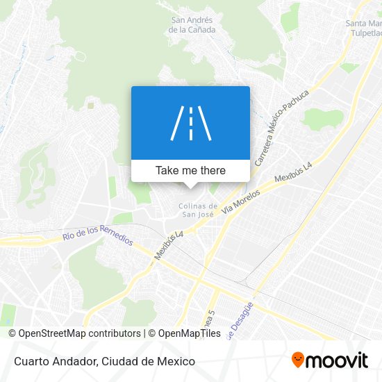 Cuarto Andador map