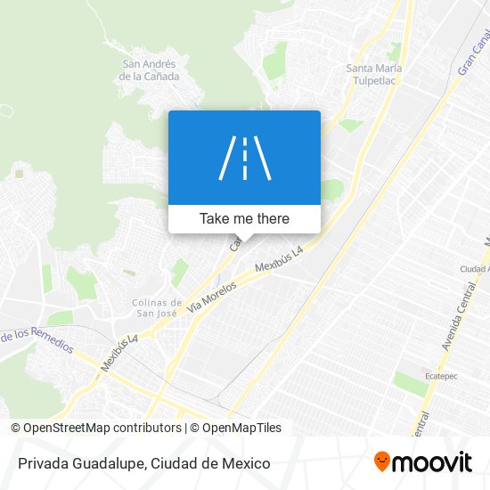 Privada Guadalupe map