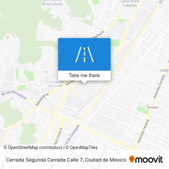 Mapa de Cerrada Segunda Cerrada Calle 7