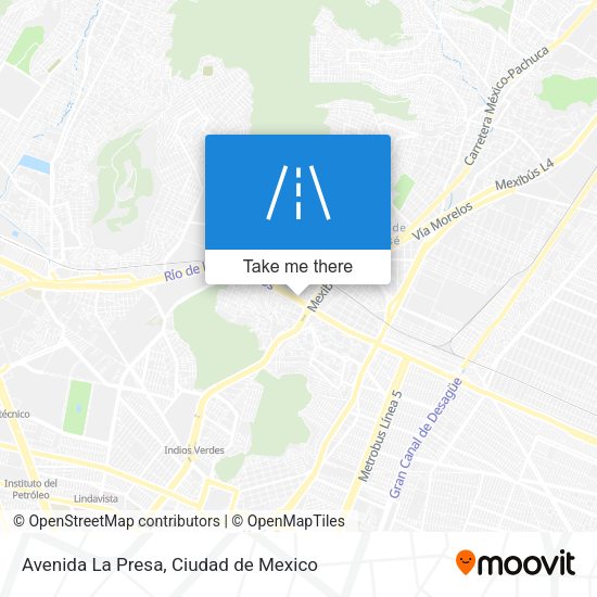 Avenida La Presa map