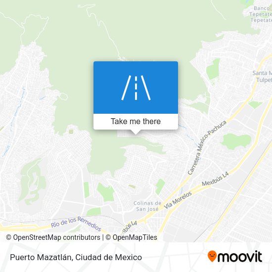 Puerto Mazatlán map