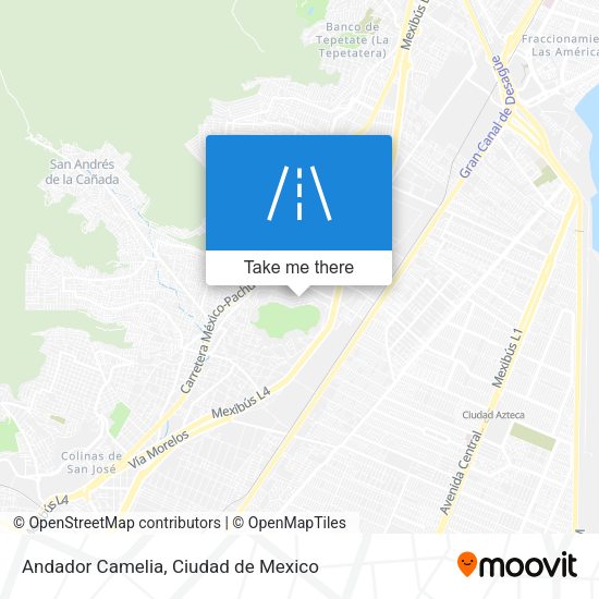 Andador Camelia map
