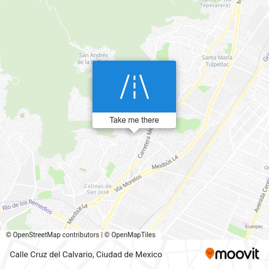 Mapa de Calle Cruz del Calvario