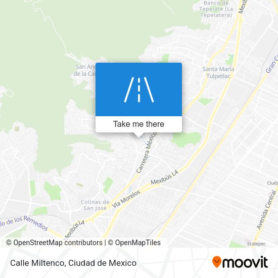 Mapa de Calle Miltenco