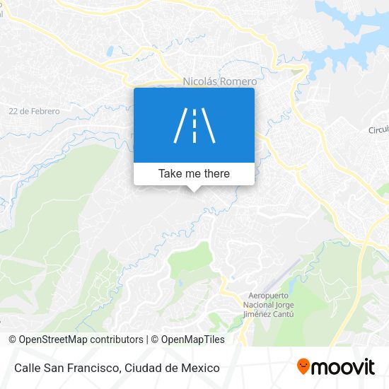 Calle San Francisco map