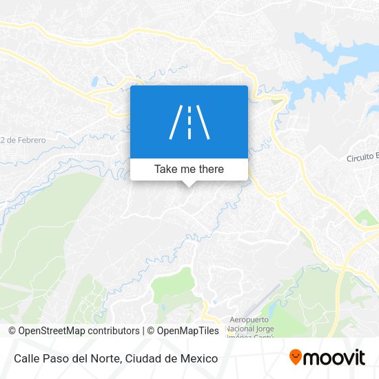 Calle Paso del Norte map