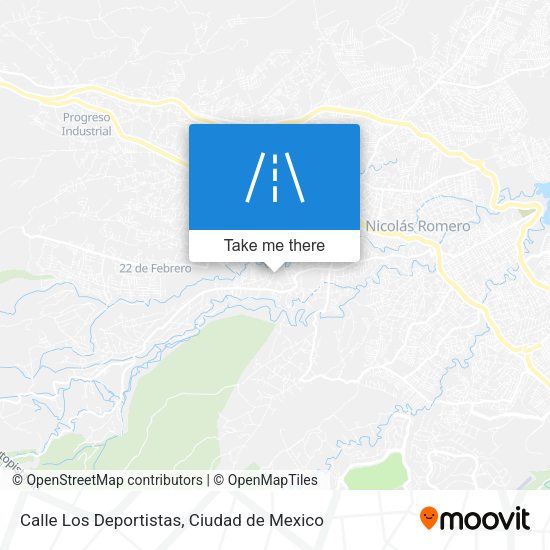 Mapa de Calle Los Deportistas