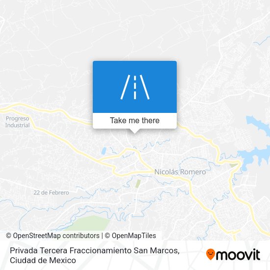 Mapa de Privada Tercera Fraccionamiento San Marcos