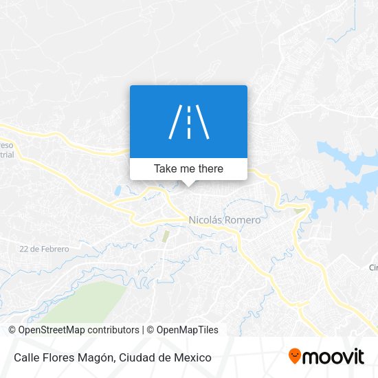 Mapa de Calle Flores Magón