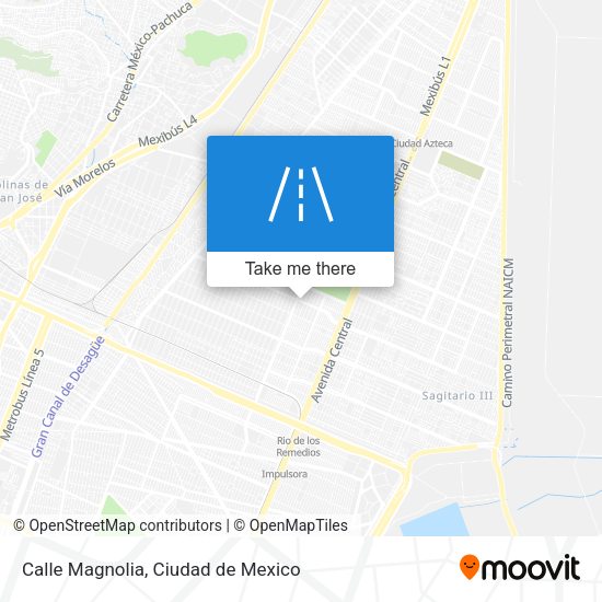 Calle Magnolia map
