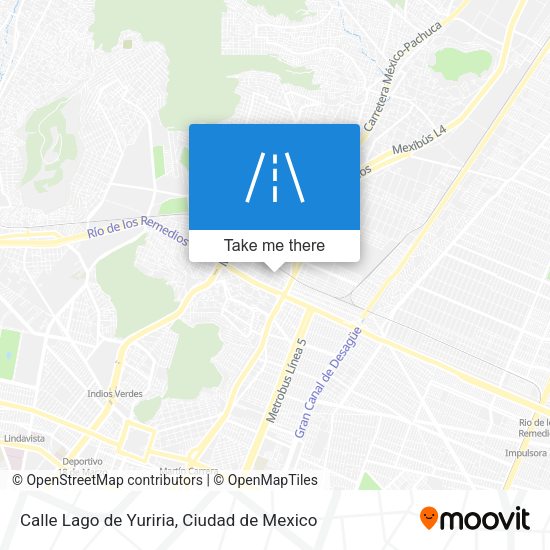 Mapa de Calle Lago de Yuriria