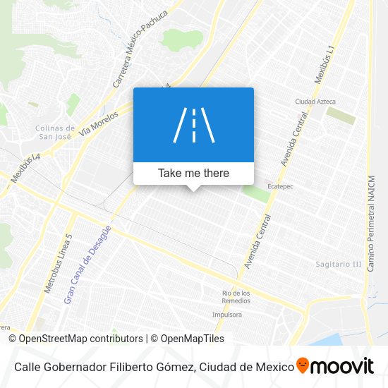 Calle Gobernador Filiberto Gómez map