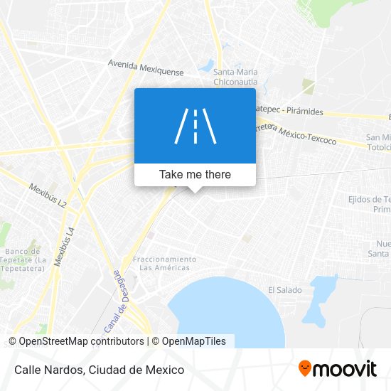 Calle Nardos map