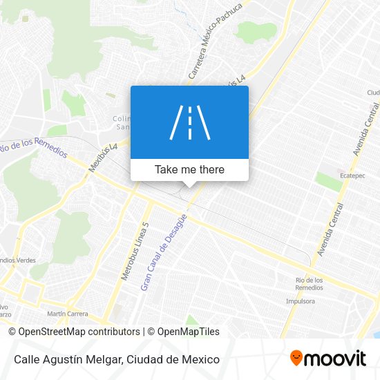 Calle Agustín Melgar map