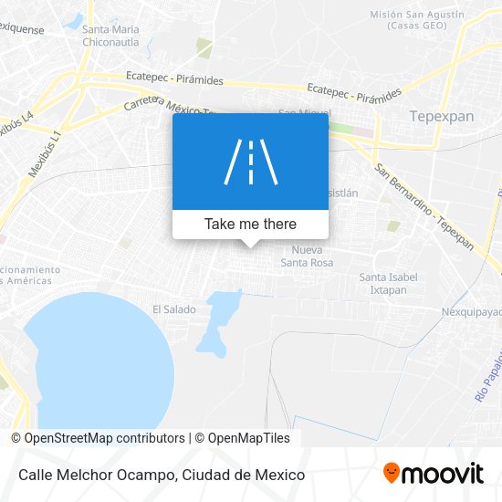 Mapa de Calle Melchor Ocampo