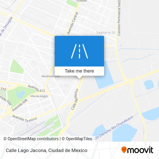 Calle Lago Jacona map