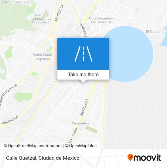 Mapa de Calle Quetzal