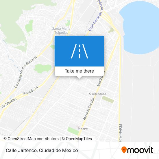 Calle Jaltenco map