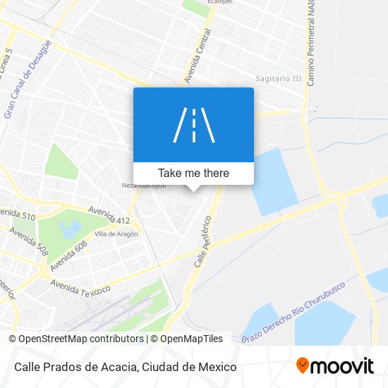 Mapa de Calle Prados de Acacia