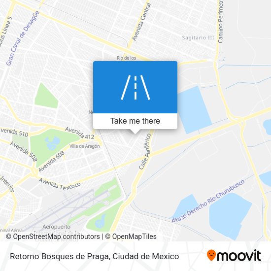 Retorno Bosques de Praga map