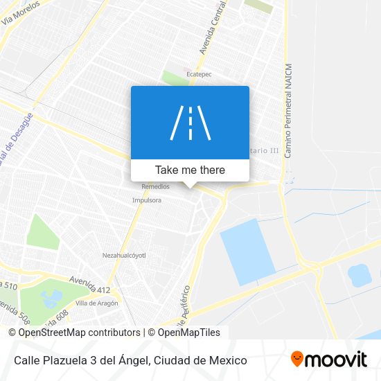 Mapa de Calle Plazuela 3 del Ángel