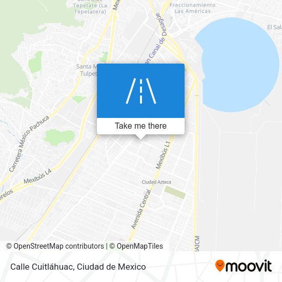 Mapa de Calle Cuitláhuac