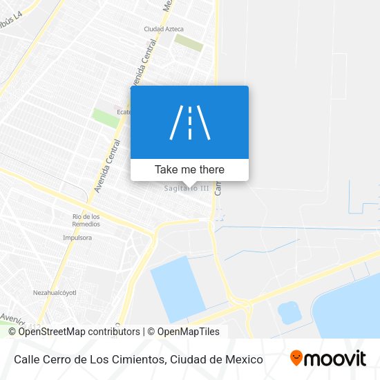 Calle Cerro de Los Cimientos map