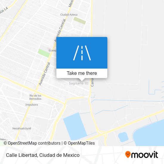 Calle Libertad map