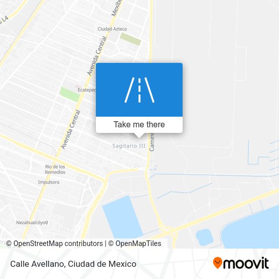 Mapa de Calle Avellano