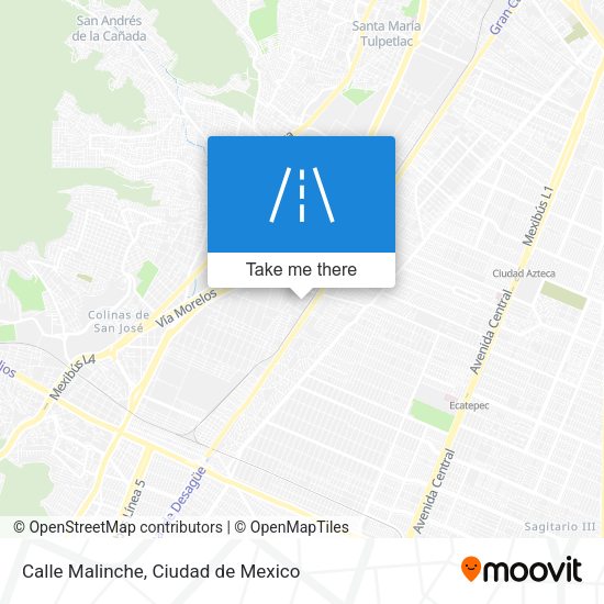 Calle Malinche map